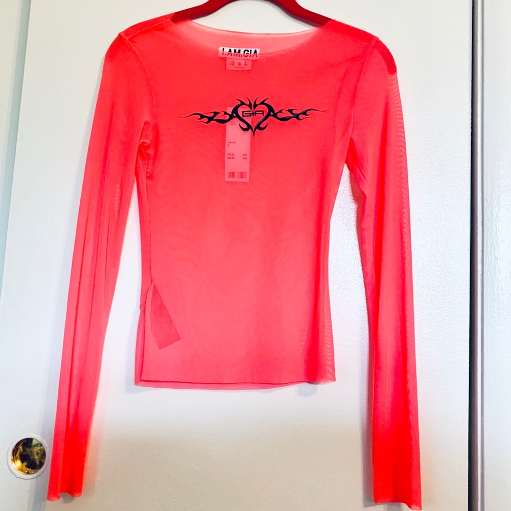 NWT I.AM.GIA. mesh top NEVER WORN